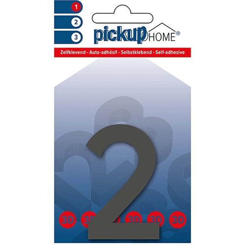 Rio Številka Pickup 3D Home Rio (Motiv: 2, višina: 6 cm, sive barve) Cene