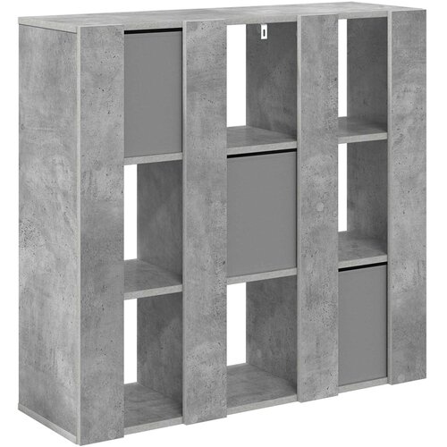  Kreveta s ladicama Betonski sivi 88,5 x 29 x 84,5 cm Slike