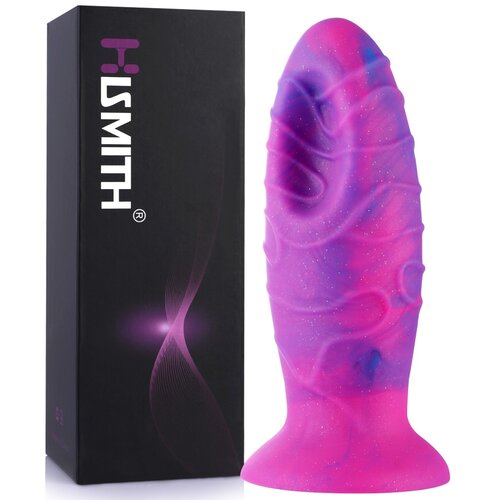 HiSmith HSD18 Huge Dragon Egg Dildo Suction Cup 9.96" Purple-Pink Cijene
