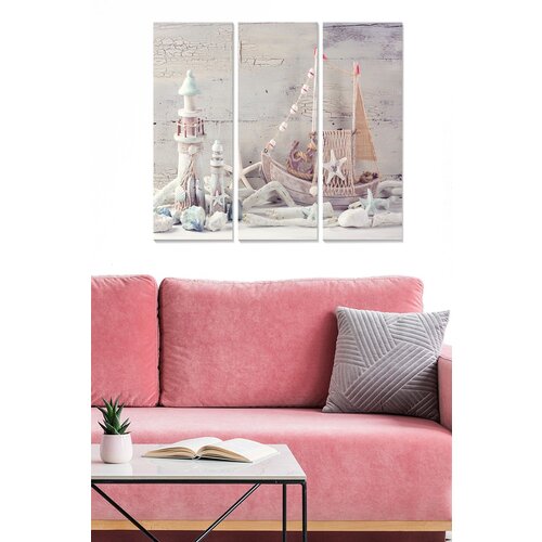 Wallity MDF1106061614 multicolor decorative mdf painting (3 pieces) Slike