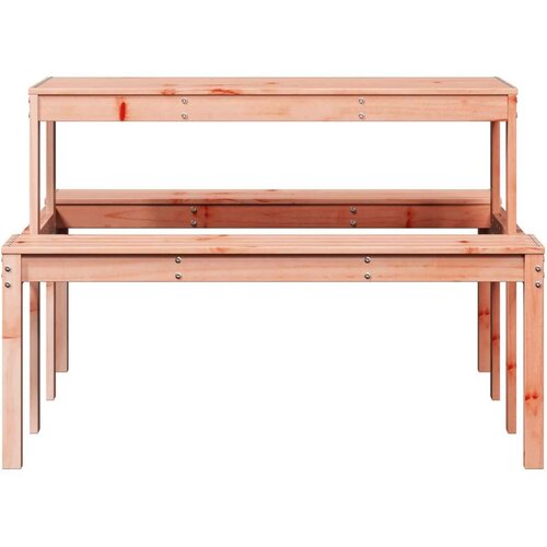 VidaXL stol za piknik 110 x 134 x 75 cm od masivne duglazije Slike