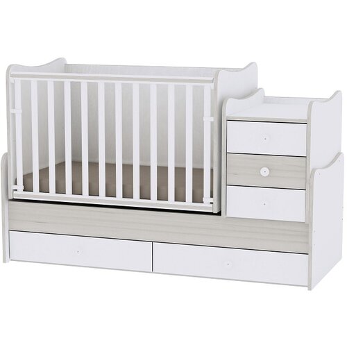Lorelli Lorreli krevetic maxi plus 70/160 white/light oak ( 10150300036 ) 10150300036 Cene