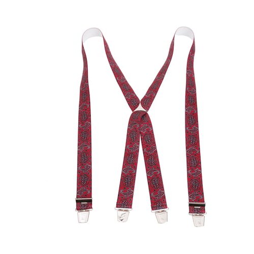 Karlinger Paisley rdeče naramnice - 110 cm Cene