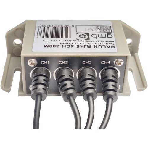 Gembird balun RJ45-4CH-300M balun za 4 kamere (ahd/cvi/tvi) do 5 megapiksela cena za komad Slike