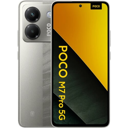 Poco M7 PRO 5G pametni telefon 12/256GB, srebrn Slike