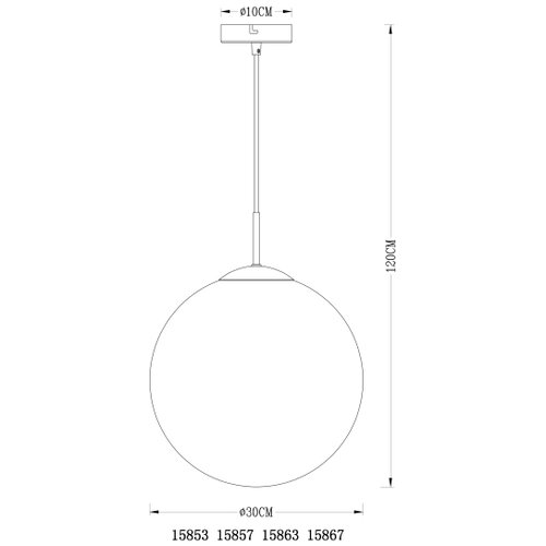 Globo 15857 - Viseći luster na sajli VARUS 1xE27/40W/230V Slike