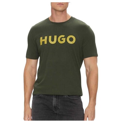 Hugo maslinasta muška majica Cene