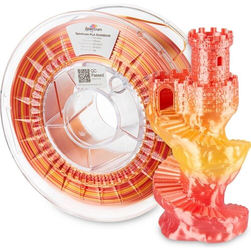 Spectrum PLA Silk Rainbow Fire Red - 1,75 mm / 1000 g Slike
