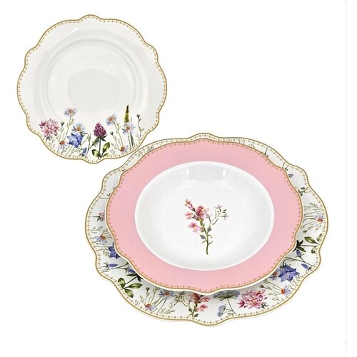  Servis za ručavanje porcelan 18/1 Cvetni Cene