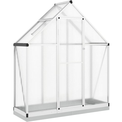 vidaXL Staklenik s okvirom srebrni 169 x 58 x 202 cm aluminijski Cijene