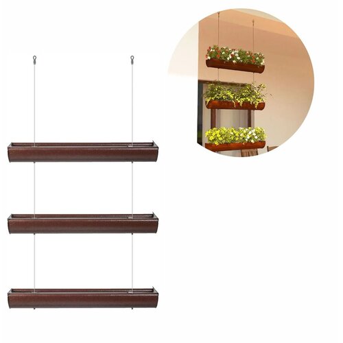 green-split Set 3 visi Blumenkasten 75 cm bronca za balkon in vrt, (5000216700) Cene