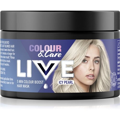 Schwarzkopf LIVE Colour & Care barvna maska za lase odtenek Icy Pearl 150 ml Cene