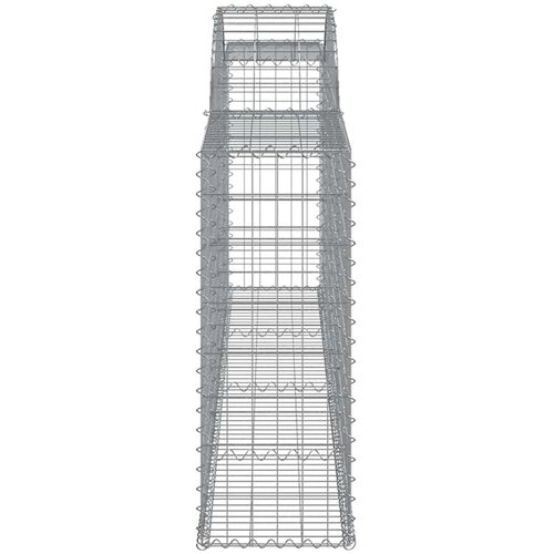  Lučne gabionske ko&amp;scaron;are 5 kom 300x30x80/100 cm pocinčano željezo Slike