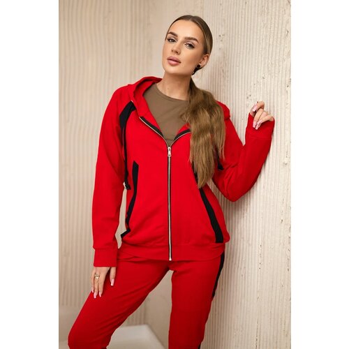 Kesi Track set with red stripes Cijene