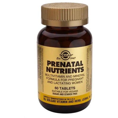 Solgar prenatal nutrients – podrška zdravlju majke i razvoju bebe 60 kapsula Cene