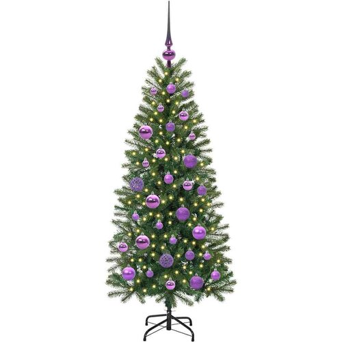 VidaXL Umjetno božićno drvce s stalakom Zelena 120 cm PE i PVC Slike
