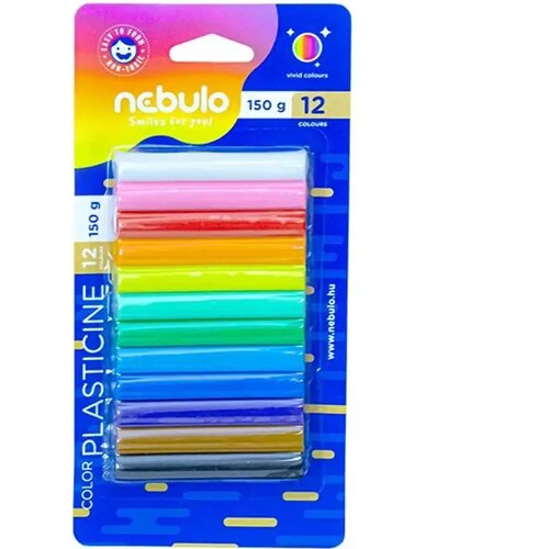 NEBULO Nebulo: Barvita plastelin set 12 kosov, 150 g Cene