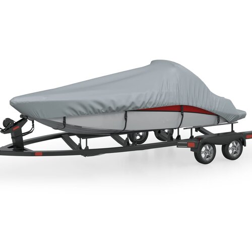 VidaXL Siva cerada za plovila Duljina 427-488 cm &amp;Scaron;irina 173 cm Slike