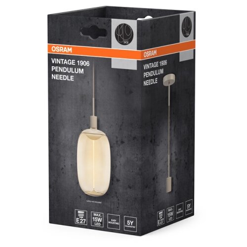 Osram Napojni kabl PENDULUM NEEDLE 1xE27/15W/230V Slike