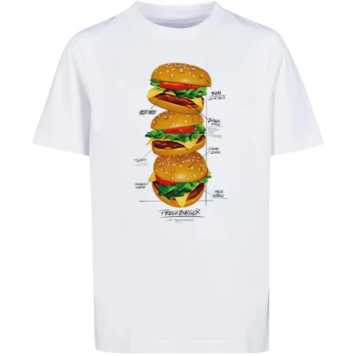 Mister Tee Children's T-shirtTriple Burger white