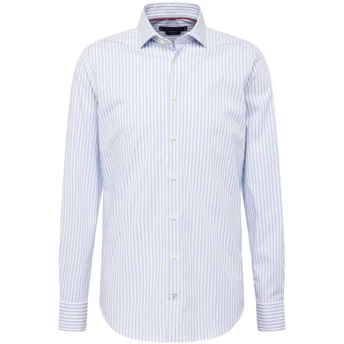 Tommy Hilfiger Tailored Košulja 'CLASSIC' mornarsko plava / svijetloplava / svijetlo crvena / bijela
