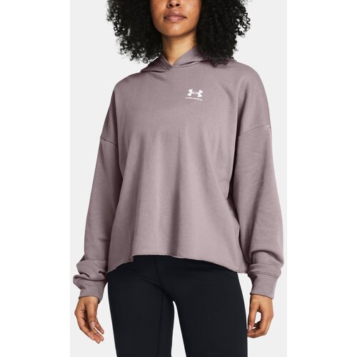 Under Armour UA Rival Terry OS Hoodie Pulover Siva Cene