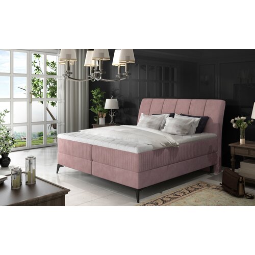 ELTAP Tapecirani boxspring krevet Aderito s dvostrukim spremi�tem-160x200-Soro 61, Soro 61 Pasy 2 Cijene