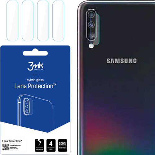 3mk 4x Staklo za kameru za Samsung Galaxy A70/Galaxy A70s - Prozirna Cijene