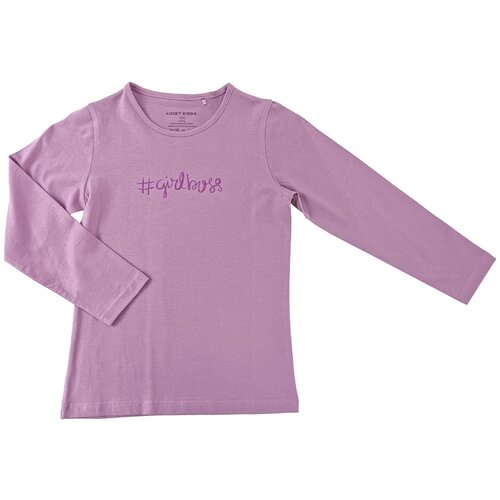 Lucky Kiddo majica DR LK-KGT LS 2_22 016485 Ž svjetloljubičasta 146 Cijene