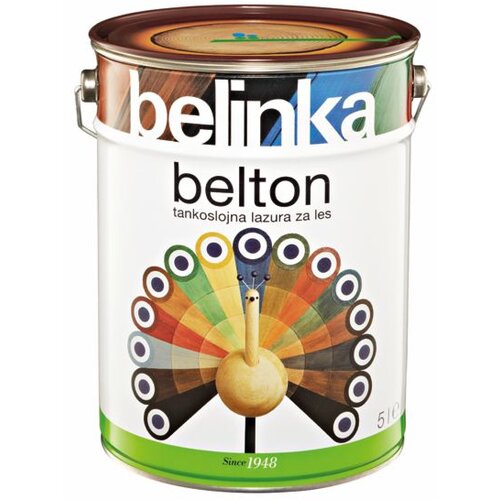 Belinka Tankoslojna lazura za les Belton (oreh, 5 l) Slike