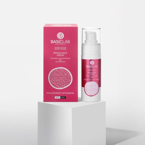 BasicLab Dermocosmetics Esteticus serum za zmanj&amp;scaron;anje žilic in rdečice kože 10% Azelaic Acid 30 ml Slike