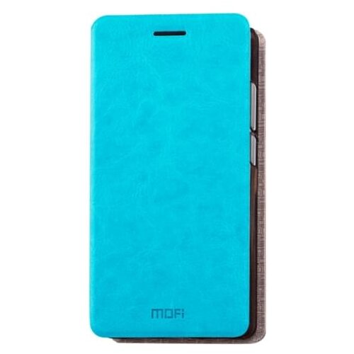 XIAOMI REDMI 4 pro mofi horizontalna flip kožna torbica crazy horse, plava Slike