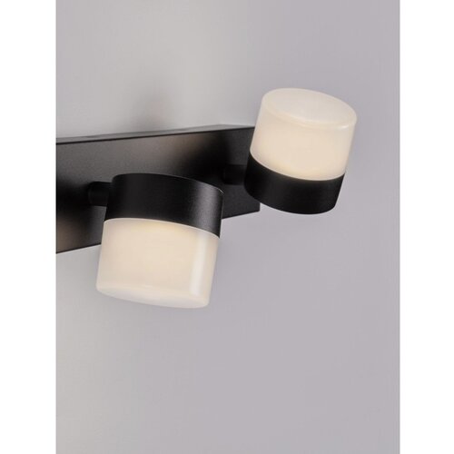 Nova Luce Mat crna LED zidna lampa aluminijska Teko &amp;ndash; Slike