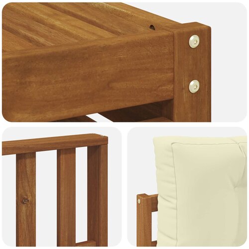  Setovi sofa 11 kom. Čvrsto drvo akacije Slike