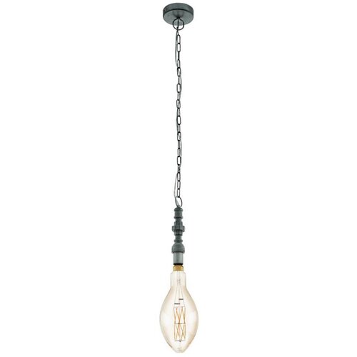 Eglo 79407 - led luster na lancu pensilva 1xE27/8W/230V crna Cene
