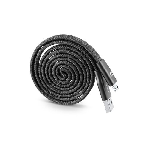 Cellular Line usb kabel navijalni micro črn, cellular line Slike