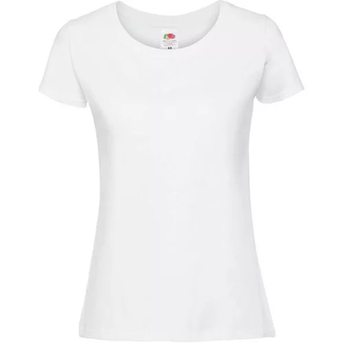 Fruit Of The Loom Iconic 195 Ringspun Premium Premium Women's White T-shirt