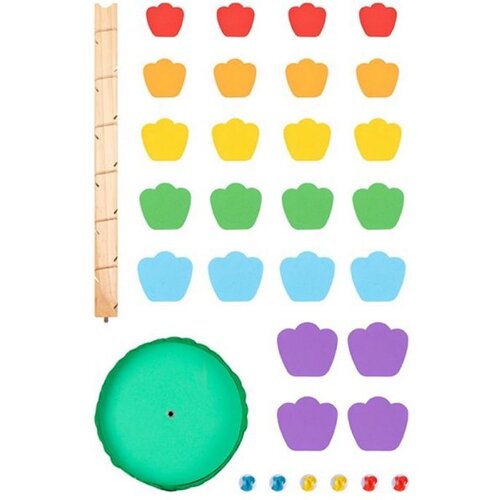 Tooky Toy Stolp z žogicami - mavrica Cene