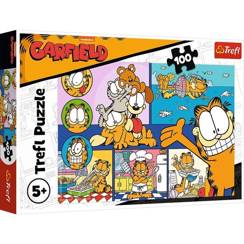 Trefl Puzzle Garfild - 100 delova Slike