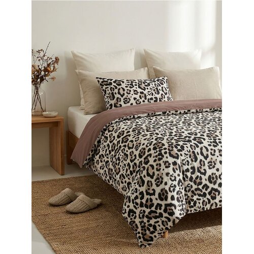 Sinsay Dvostruki komplet posteljine s leopard uzorkom Slike