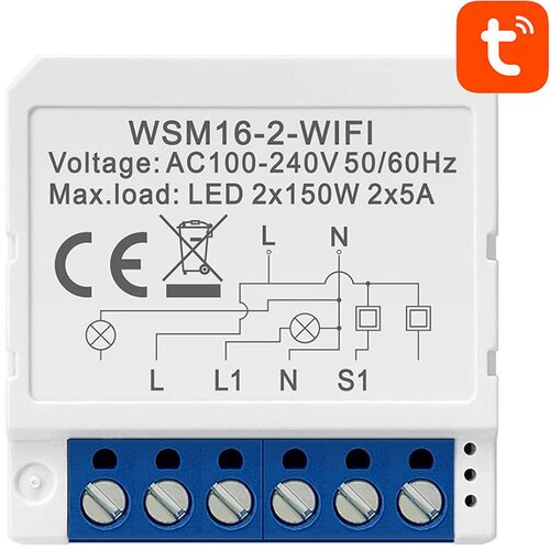 Avatto WSM16-W2 tuya inteligentno stensko stikalo wi-fi, (20771403) Cene