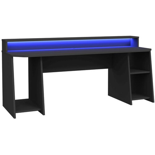 MID.YOU gaming miza kovina, umetna masa, leseni material črna Cene