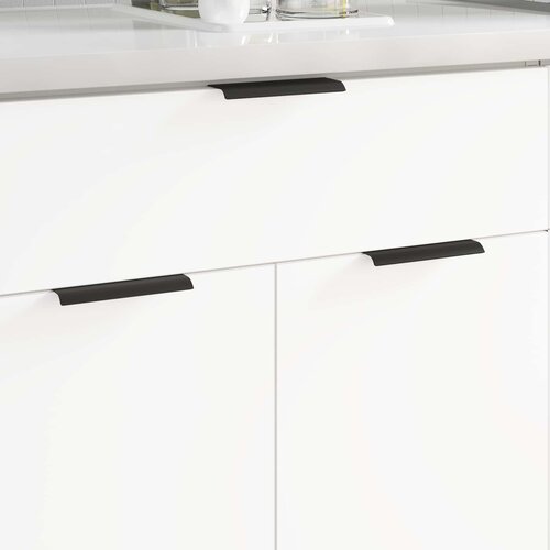 Drška 12 pcs Crna 120 x 39.6 x 17 mm Aluminij Cijene