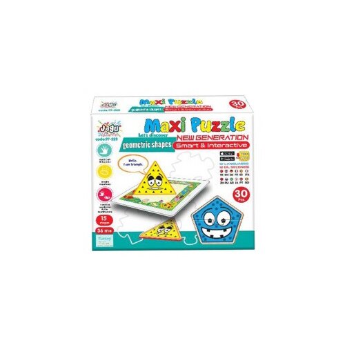JAGU slagalica maxi geometrijski oblici jagu 497528 Cene
