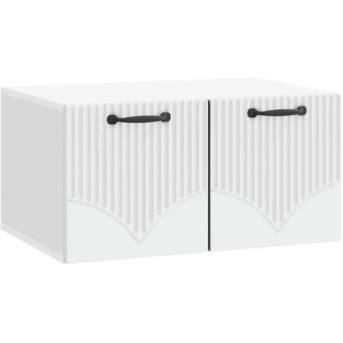  TV ormar za zid Bijela 59 5 x 41 x 30 cm Konstruirano drvo - Bijela 59 5 x 41 cm Slike