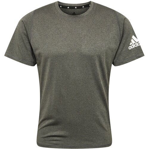 Adidas Tehnička sportska majica bazalt siva / bijela Slike