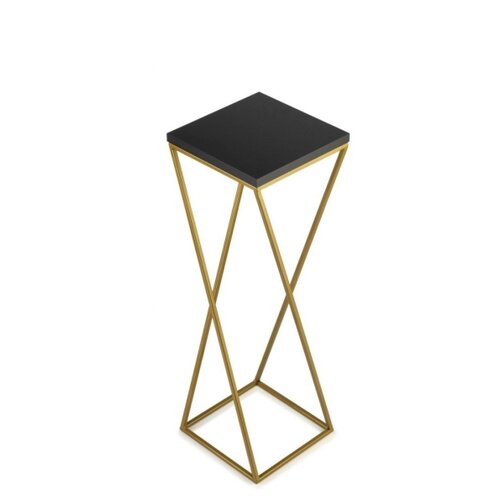  Stalak za cveće LOFT 70x24 cm zlatna/crna Slike