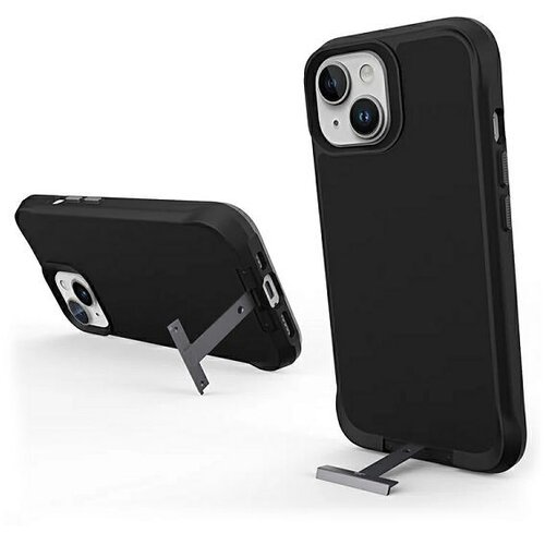 Max Mobile MM TPU IPHONE 16 - DROP-PROOF MAGSAFE KICKSTAND Black Slike