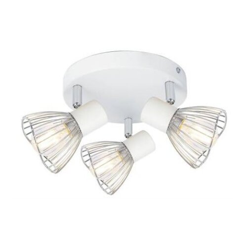  Fly Plafonska Lampa Bela Hrom 1 3x40W E14 ( 15123 ) Cene