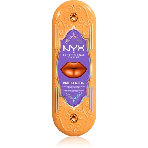 NYX Professional Makeup Bridgerton Royal Treasures set za usne nijansa 06 2 kom Slike
